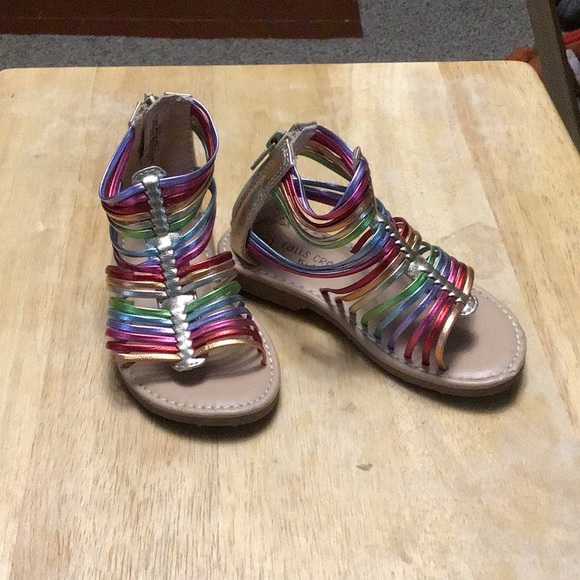 FALLS CREEK KIDS little girl’s EGTYPIAN STYLE sandals sz 8 - Picture 13 of 13